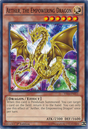 Aether, the Empowering Dragon [YS14-EN011] Common | GnG Games