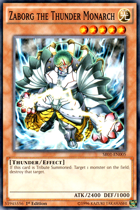 Zaborg the Thunder Monarch [SR01-EN005] Common | GnG Games