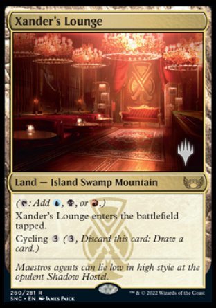 Xander's Lounge (Promo Pack) [Streets of New Capenna Promos] | GnG Games