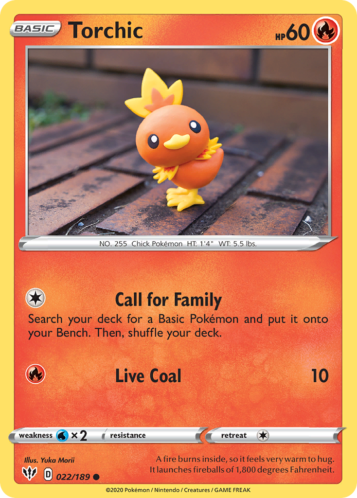 Torchic (022/189) [Sword & Shield: Darkness Ablaze] | GnG Games