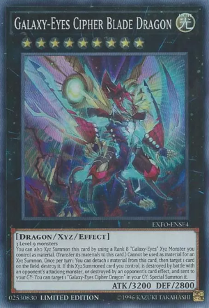 Galaxy-Eyes Cipher Blade Dragon [EXFO-ENSE4] Super Rare | GnG Games