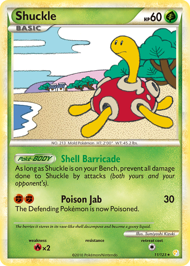 Shuckle (11/123) [HeartGold & SoulSilver: Base Set] | GnG Games