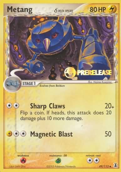 Metang (49/113) (Delta Species) (Prerelease Promo) [EX: Delta Species] | GnG Games