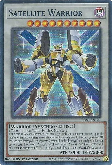 Satellite Warrior (Blue) [LDS3-EN121] Ultra Rare | GnG Games