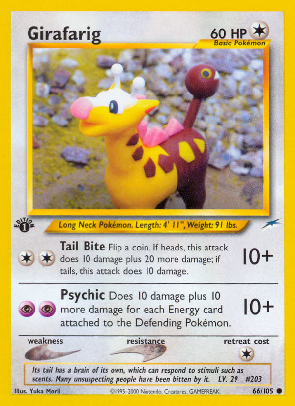 Girafarig (66/105) [Neo Destiny 1st Edition] | GnG Games