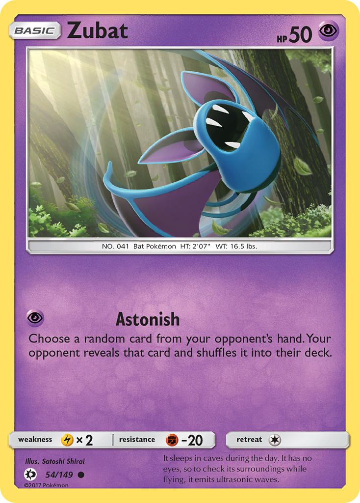 Zubat (54/149) [Sun & Moon: Base Set] | GnG Games