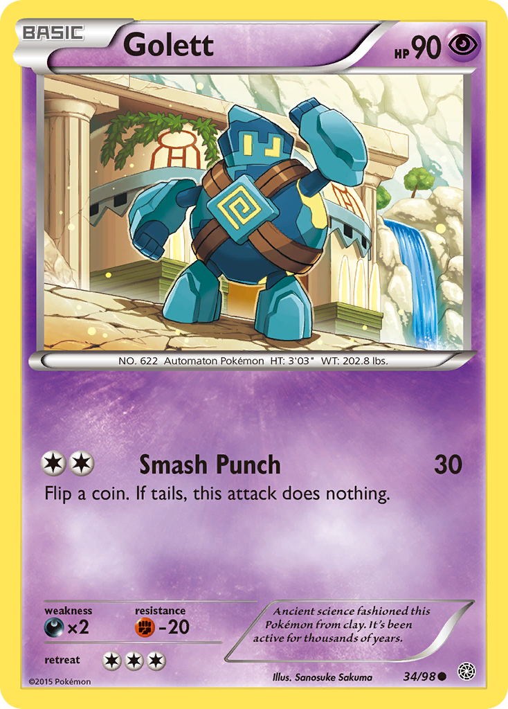 Golett (34/98) [XY: Ancient Origins] | GnG Games