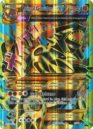 Primal Groudon EX (97/98) (Jumbo Card) [XY: Ancient Origins] | GnG Games