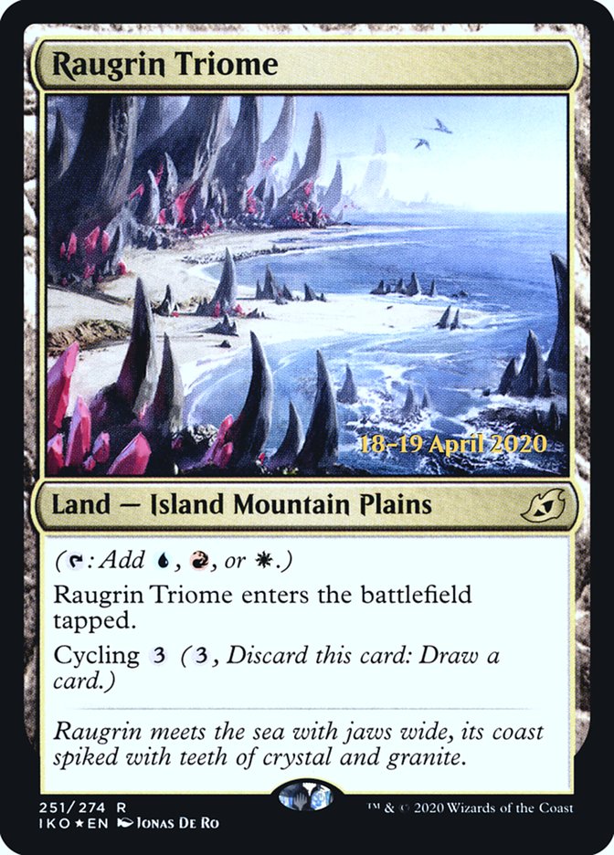 Raugrin Triome  [Ikoria: Lair of Behemoths Prerelease Promos] | GnG Games