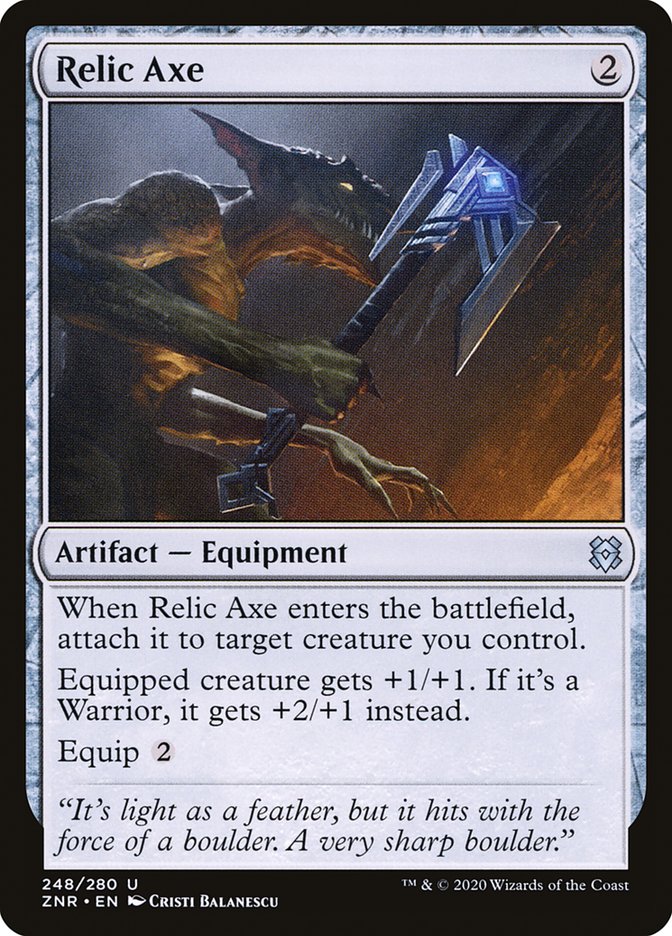 Relic Axe [Zendikar Rising] | GnG Games