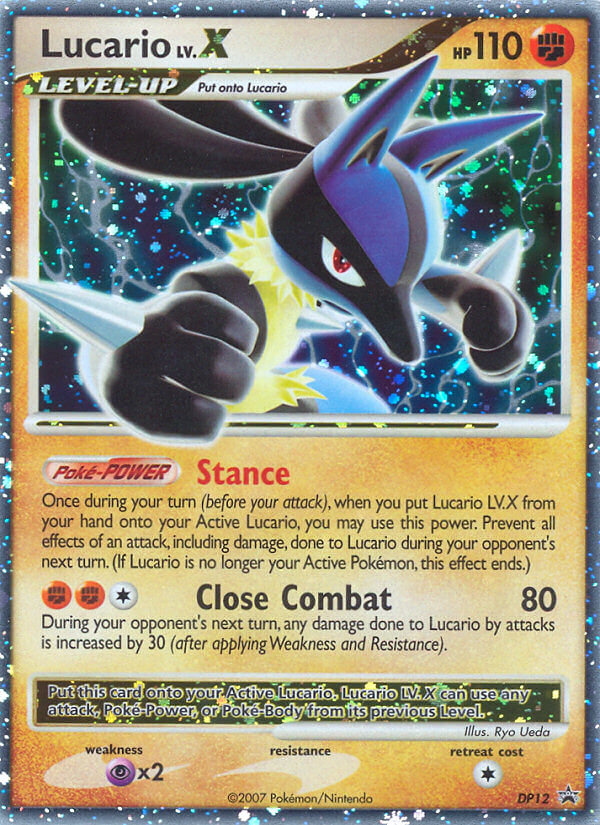 Lucario LV.X (DP12) [Diamond & Pearl: Black Star Promos] | GnG Games