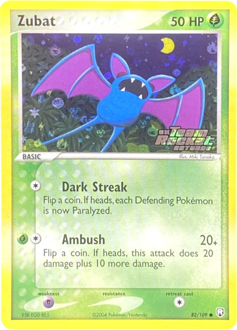 Zubat (82/109) (Stamped) [EX: Team Rocket Returns] | GnG Games