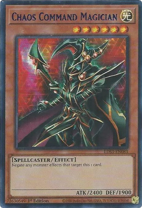 Chaos Command Magician (Blue) [LDS3-EN083] Ultra Rare | GnG Games