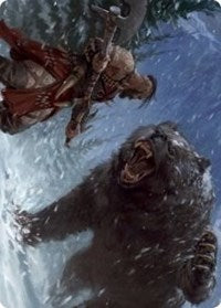 Blizzard Brawl Art Card [Kaldheim: Art Series] | GnG Games