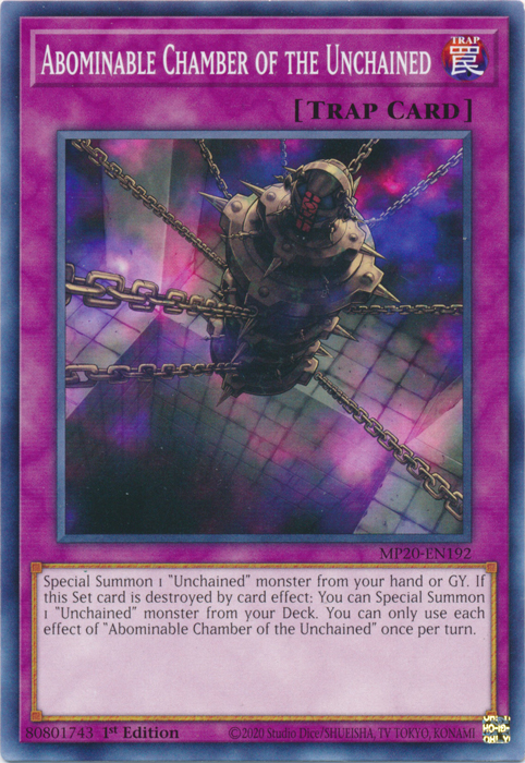 Abominable Chamber of the Unchained [MP20-EN192] Common | GnG Games