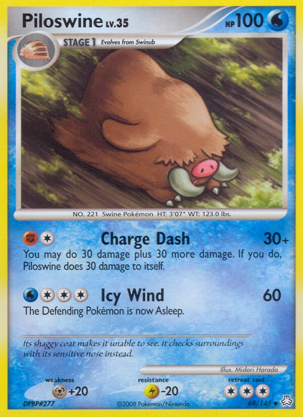 Piloswine (69/146) [Diamond & Pearl: Legends Awakened] | GnG Games