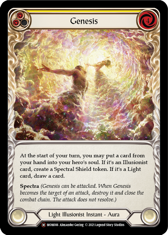 Genesis (Rainbow Foil) [U-MON006-RF] Unlimited Edition Rainbow Foil | GnG Games