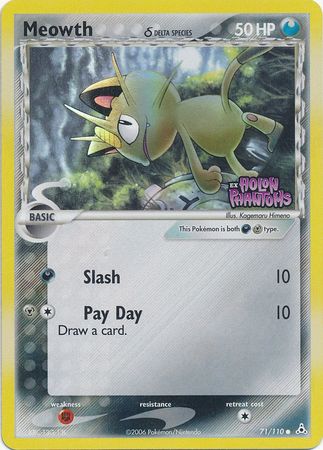 Meowth (71/110) (Delta Species) (Stamped) [EX: Holon Phantoms] | GnG Games