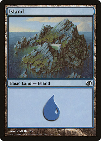 Island (31) [Duel Decks: Jace vs. Chandra] | GnG Games