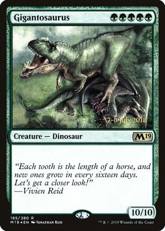 Gigantosaurus [Core Set 2019 Promos] | GnG Games