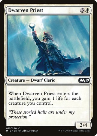 Dwarven Priest [Core Set 2019] | GnG Games