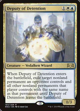 Deputy of Detention [Ravnica Allegiance] | GnG Games