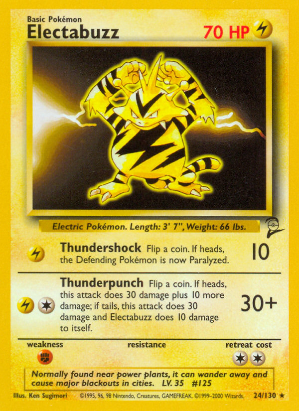 Electabuzz (24/130) [Base Set 2] | GnG Games