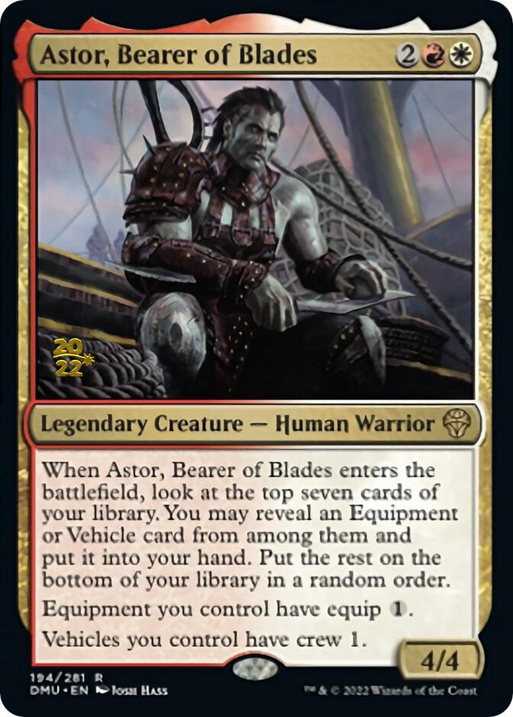 Astor, Bearer of Blades [Dominaria United Prerelease Promos] | GnG Games