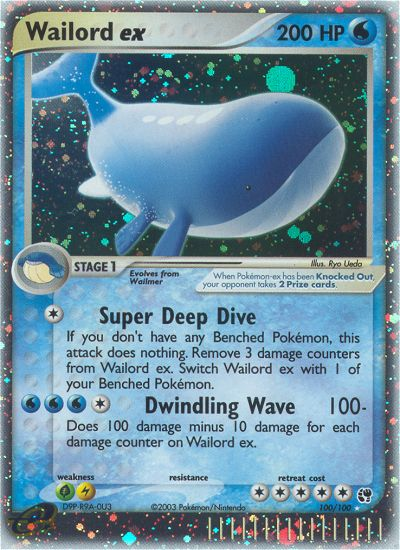 Wailord ex (100/100) [EX: Sandstorm] | GnG Games