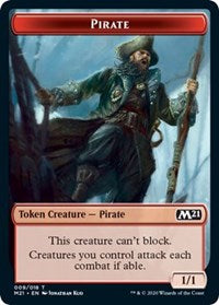 Pirate // Weird Double-sided Token [Core Set 2021 Tokens] | GnG Games