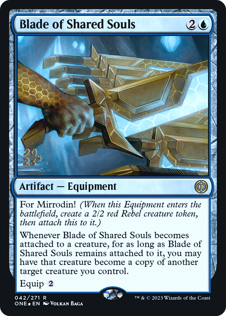 Blade of Shared Souls [Phyrexia: All Will Be One Prerelease Promos] | GnG Games