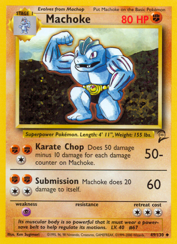 Machoke (49/130) [Base Set 2] | GnG Games