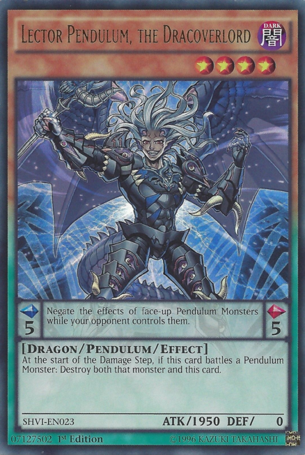 Lector Pendulum, the Dracoverlord [SHVI-EN023] Ultra Rare | GnG Games