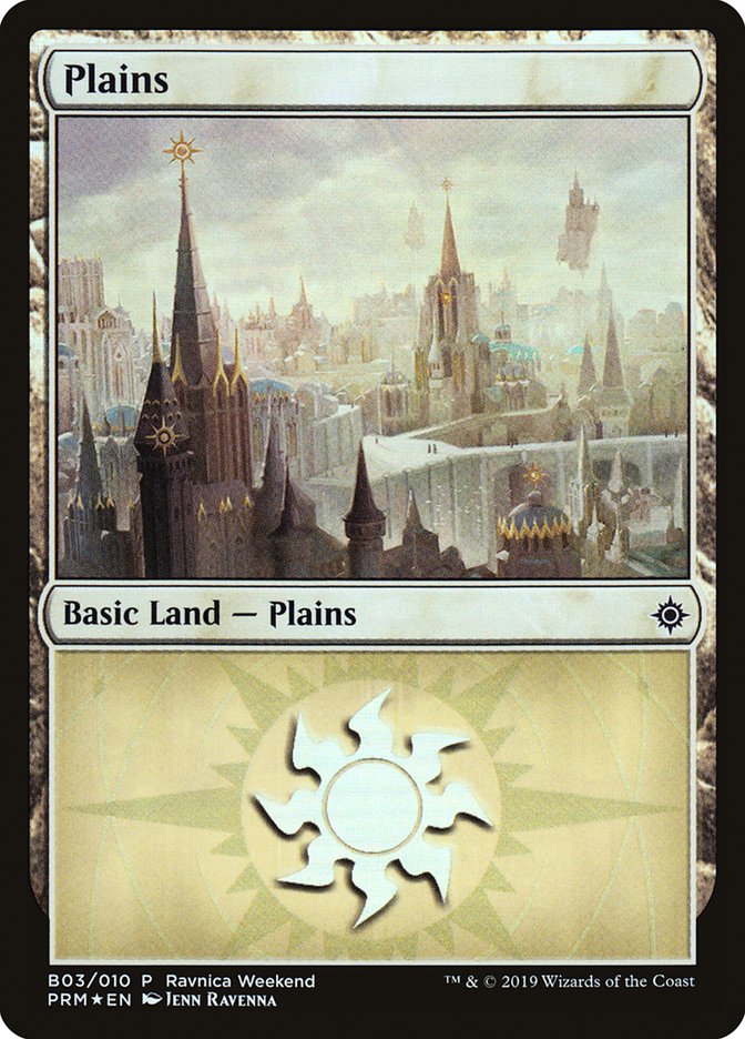 Plains (B03) [Ravnica Allegiance Guild Kit] | GnG Games