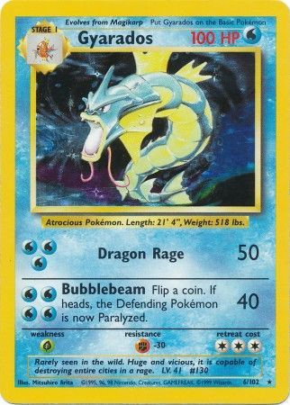 Gyarados (6/102) [Base Set Unlimited] | GnG Games