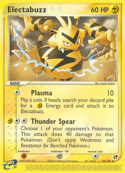 Electabuzz (35/100) [EX: Sandstorm] | GnG Games