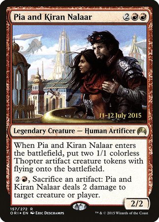 Pia and Kiran Nalaar [Magic Origins Promos] | GnG Games