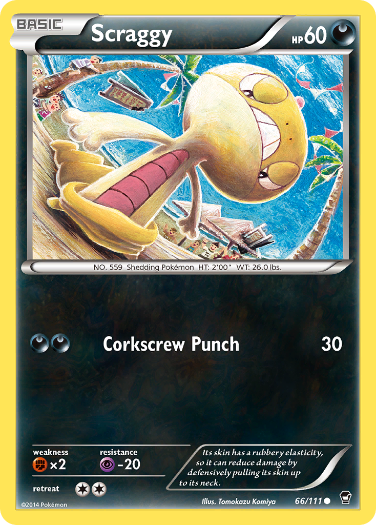 Scraggy (66/111) [XY: Furious Fists] | GnG Games