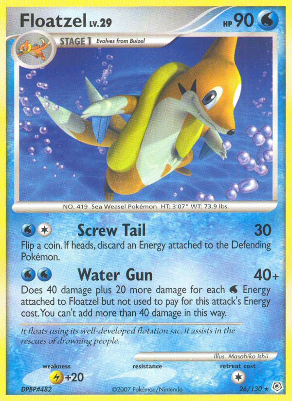 Floatzel (26/130) [Diamond & Pearl: Base Set] | GnG Games