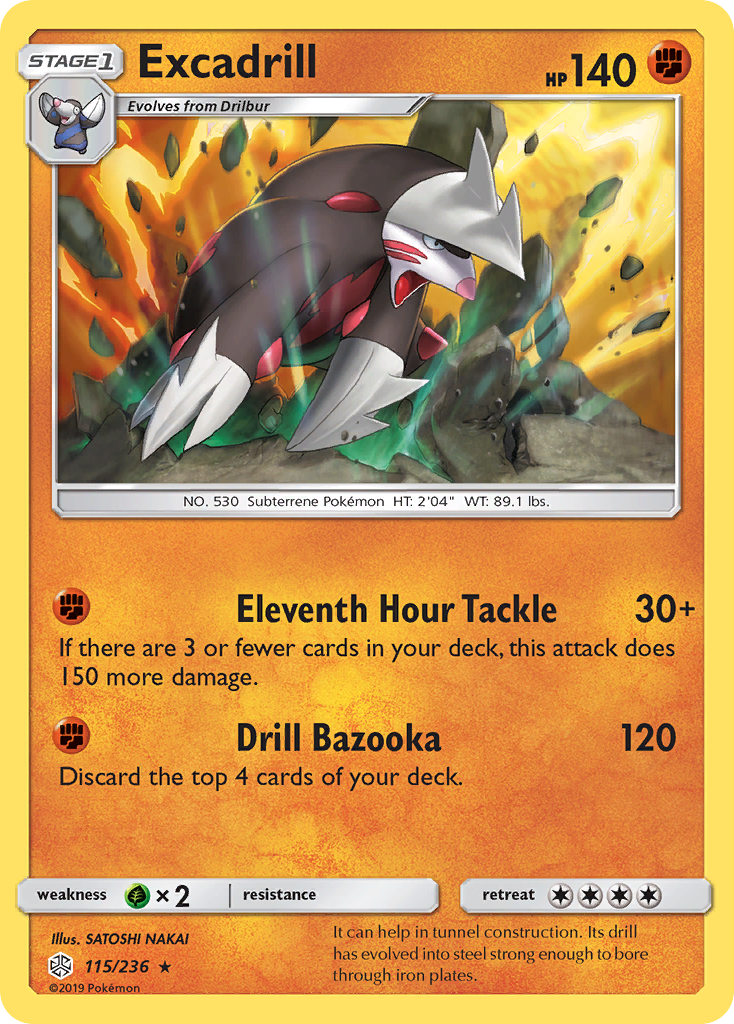 Excadrill (115/236) [Sun & Moon: Cosmic Eclipse] | GnG Games