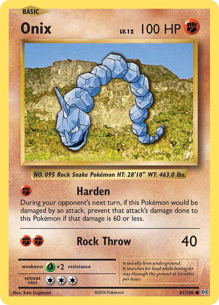 Onix (61/108) [XY: Evolutions] | GnG Games