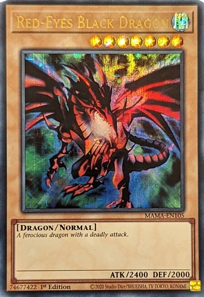 Red-Eyes Black Dragon [MAMA-EN105] Ultra Pharaoh's Rare | GnG Games