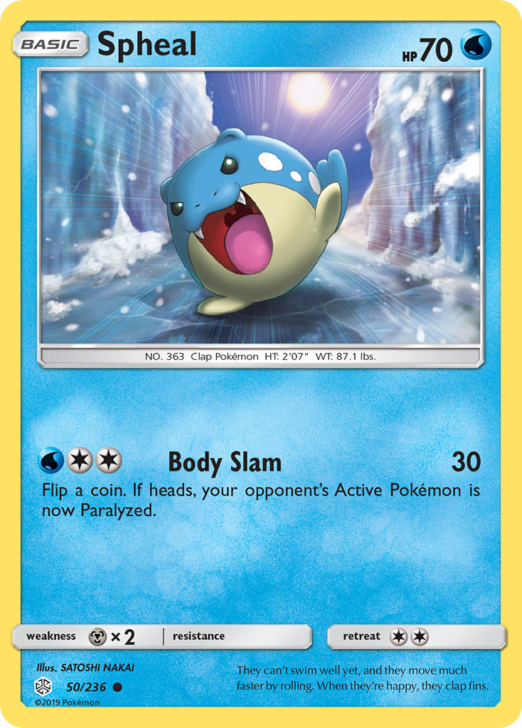 Spheal (50/236) [Sun & Moon: Cosmic Eclipse] | GnG Games