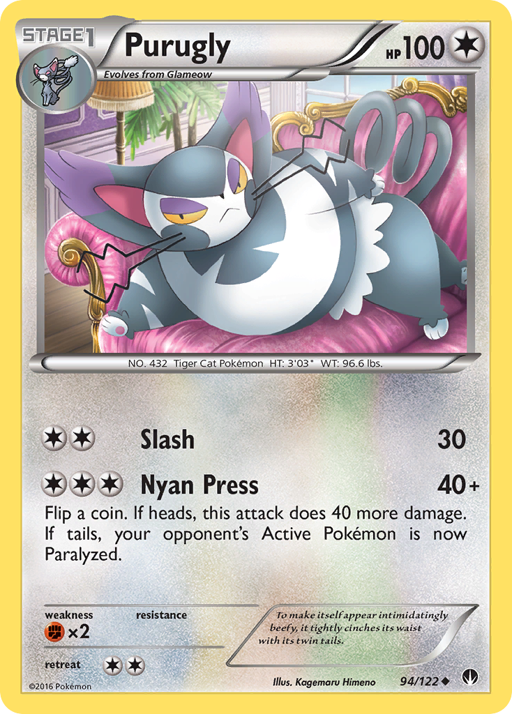 Purugly (94/122) [XY: BREAKpoint] | GnG Games