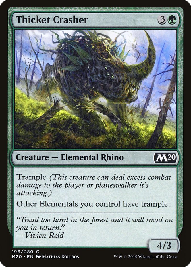 Thicket Crasher [Core Set 2020] | GnG Games