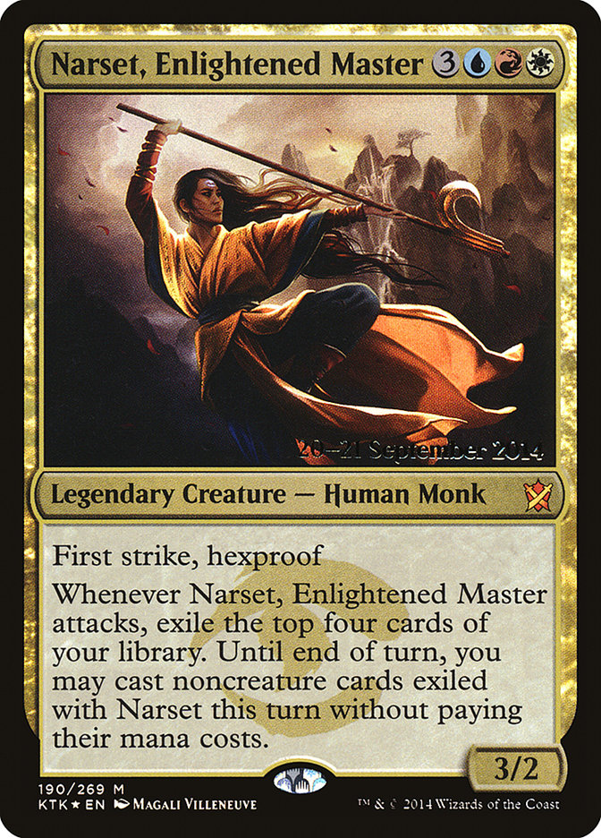 Narset, Enlightened Master  [Khans of Tarkir Prerelease Promos] | GnG Games