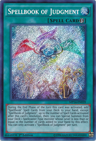 Spellbook of Judgment [MP14-EN039] Secret Rare | GnG Games