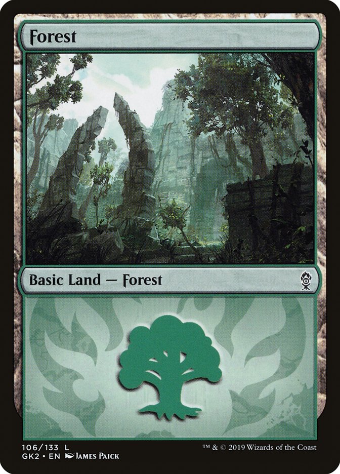 Forest (106) [Ravnica Allegiance Guild Kit] | GnG Games