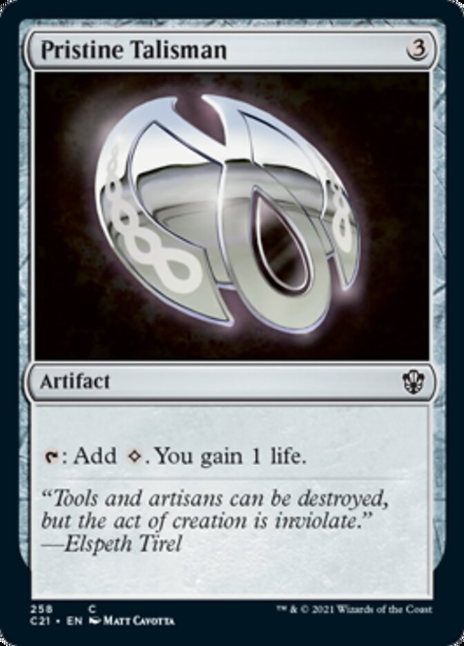 Pristine Talisman [Commander 2021] | GnG Games