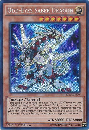 Odd-Eyes Saber Dragon [YS15-ENF00] Secret Rare | GnG Games